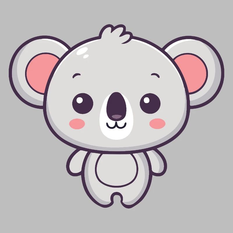 Koala Doux Pastel Dessin