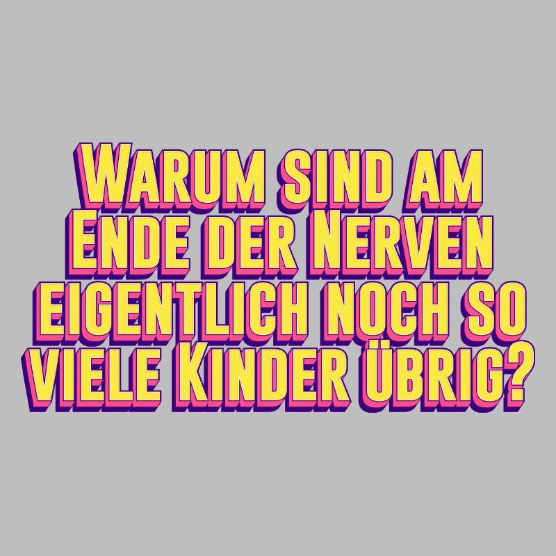 Warum sind am Ende der Nerven eigentlich noch...