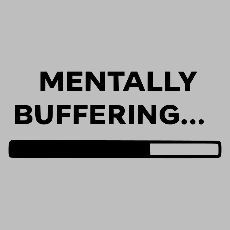 MENTALLY BUFFERING… | Minimal Loading Bar Design
