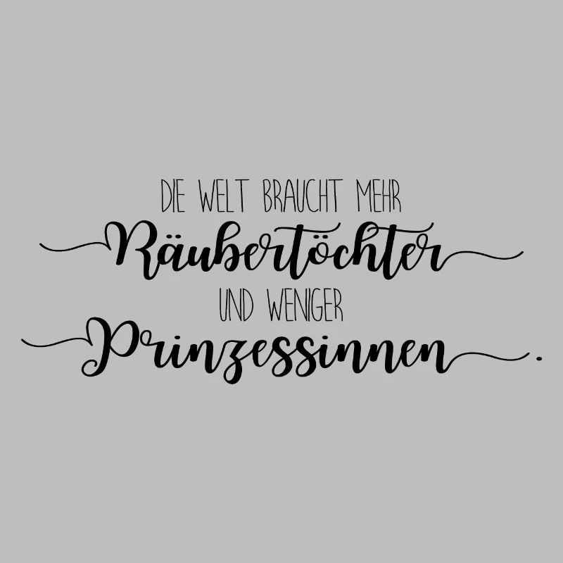Räubertochter oder Prinzessin - schwarz
