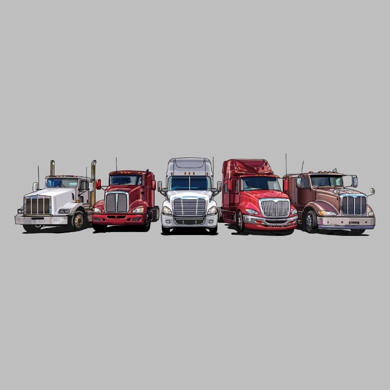 Tracteurs de semi-remorques à long capot