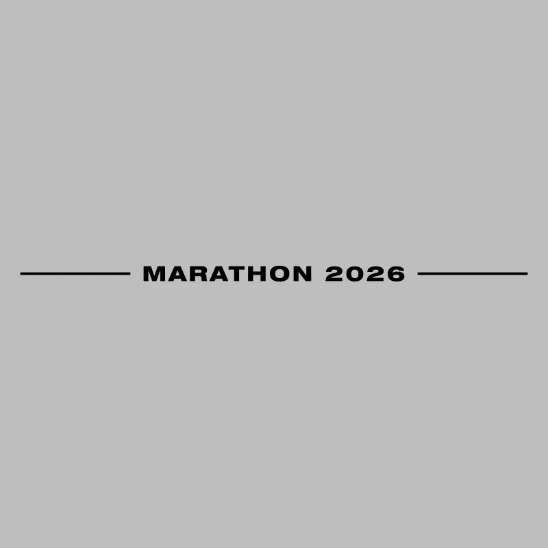 Marathon 2026 Linie
