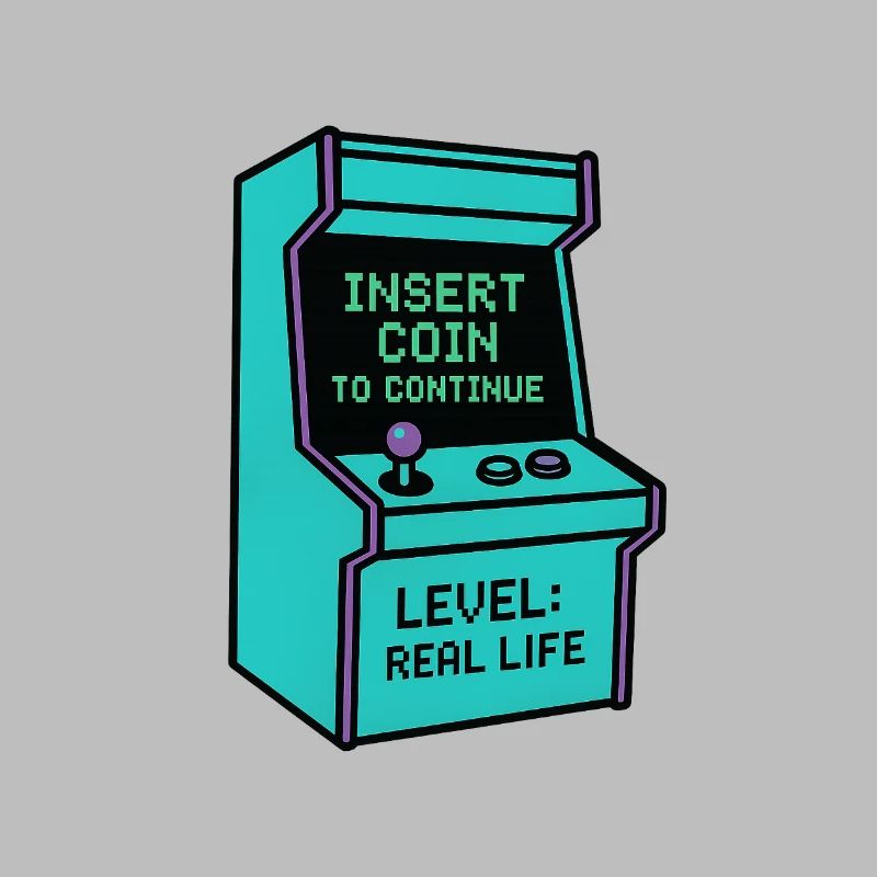 Retro Gaming Arcade Artwork