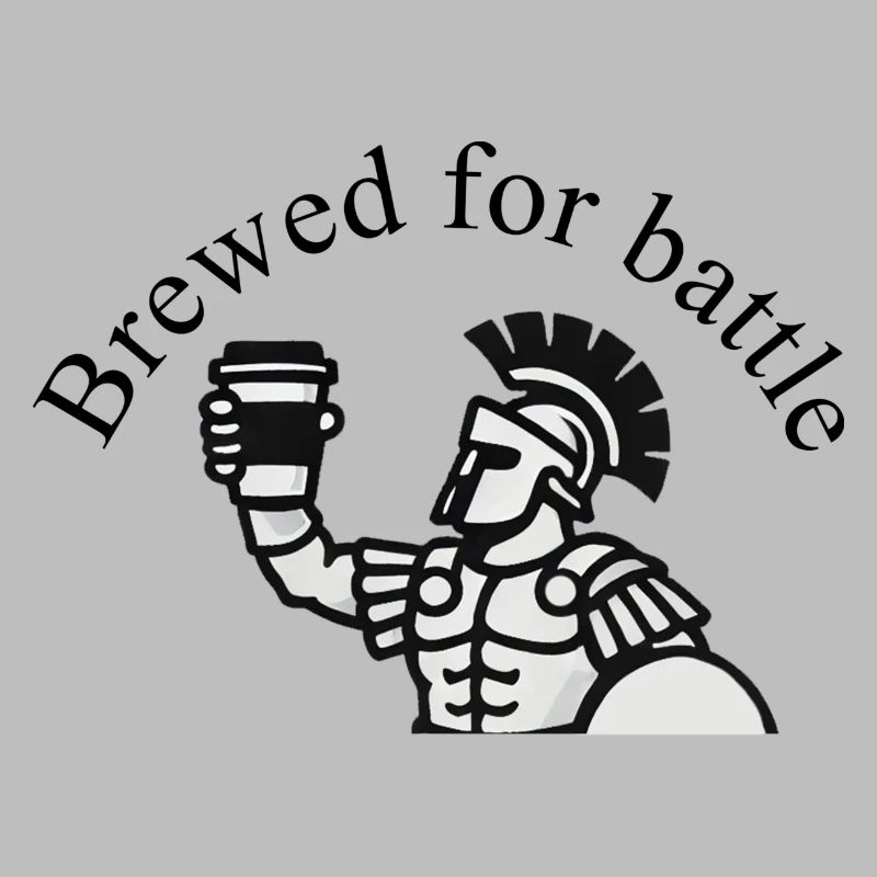 Brewed for battle - Gladiator coffee design