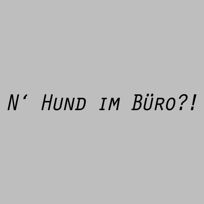 Hund im Büro
