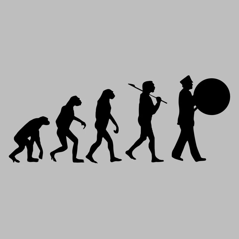 Evolution große Trommel Spielmannszug Kapelle