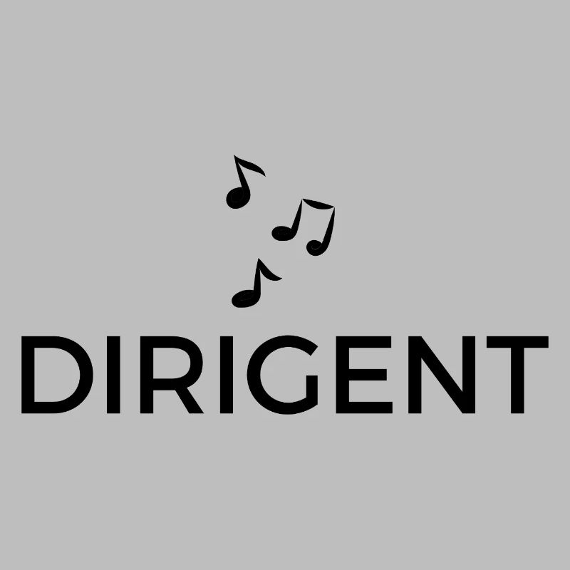 Dirigent mit Noten