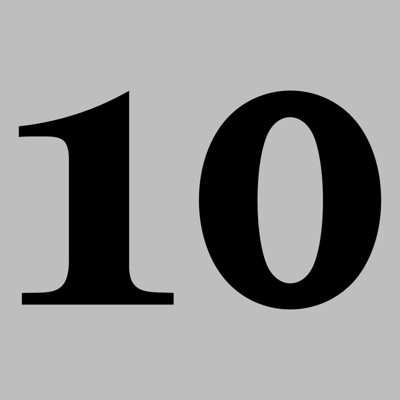 Zahl 10