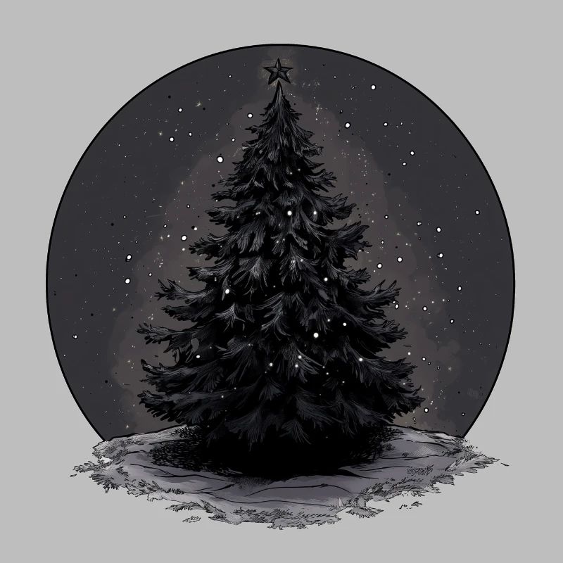 Dark Winter Magic: The Mysterious Tree