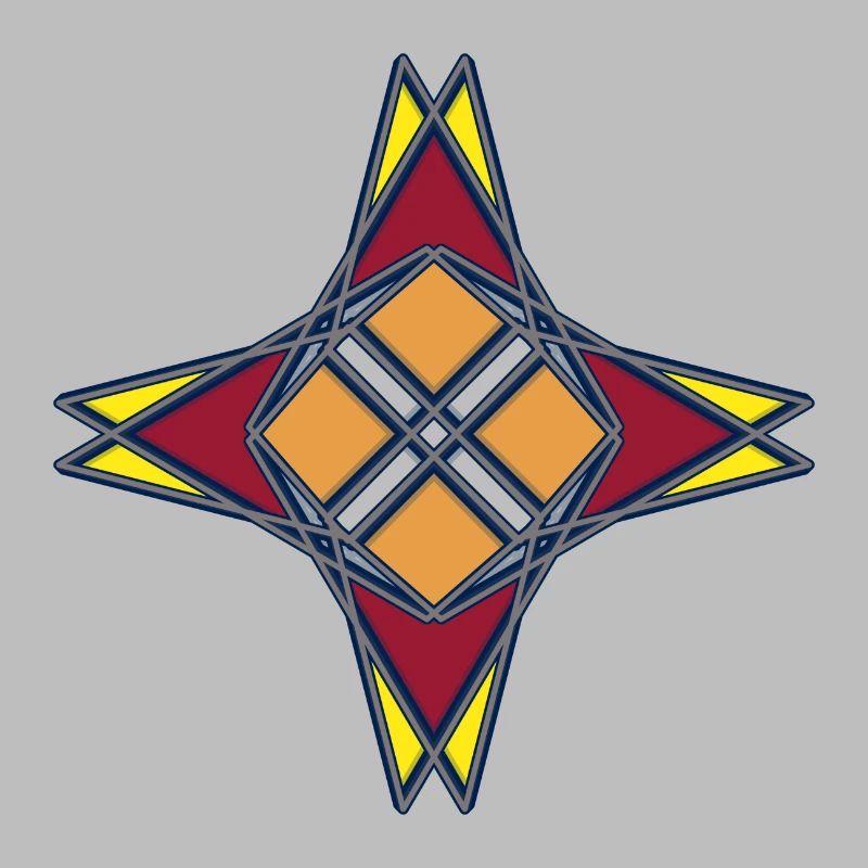 Abstract with a pattern in the middle