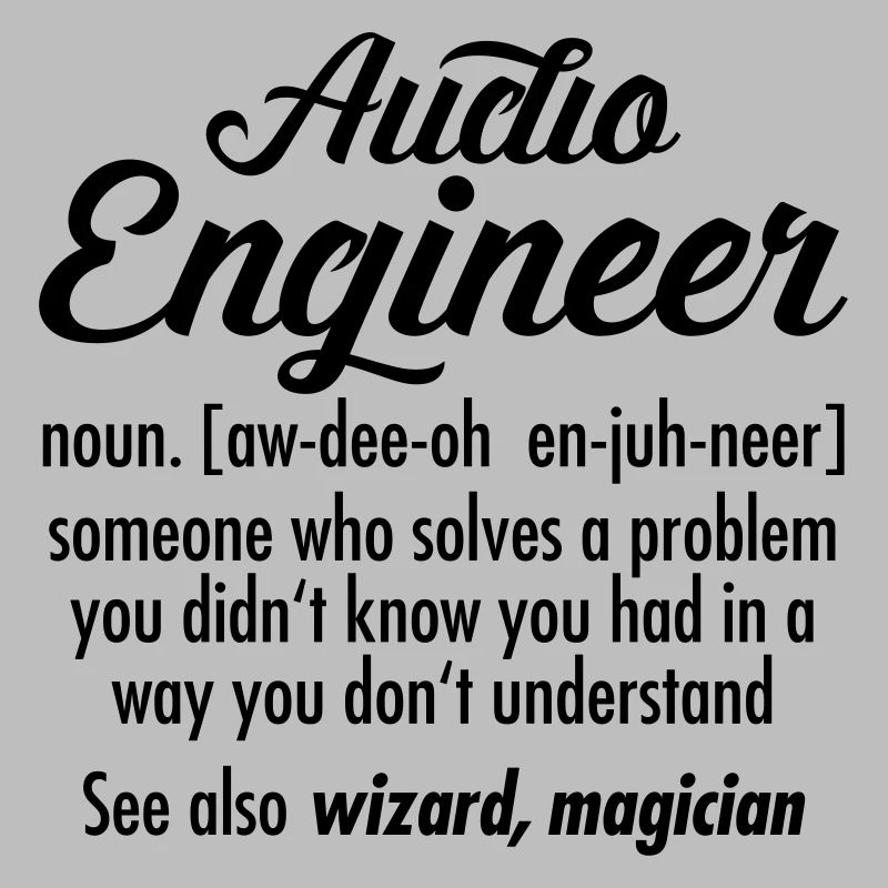 Audio Engineer - Definition