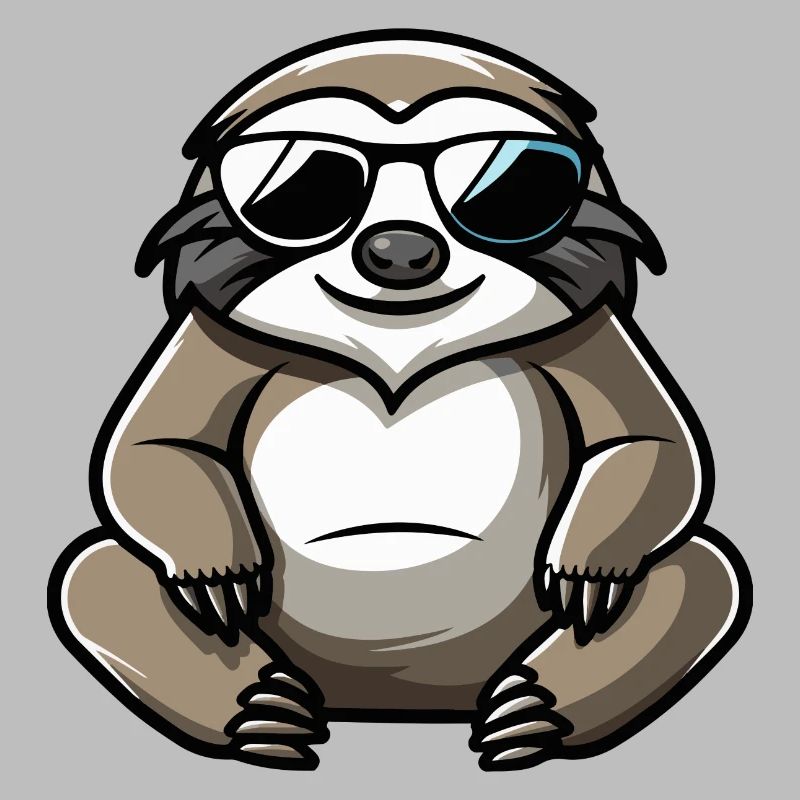Sloth Comic Cool