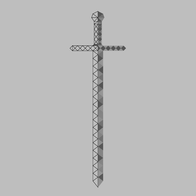 Polygone épée