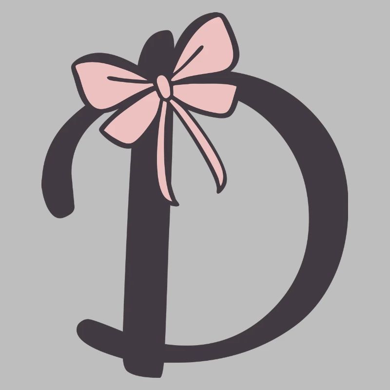 Anfangsbuchstabe D Schleifchen