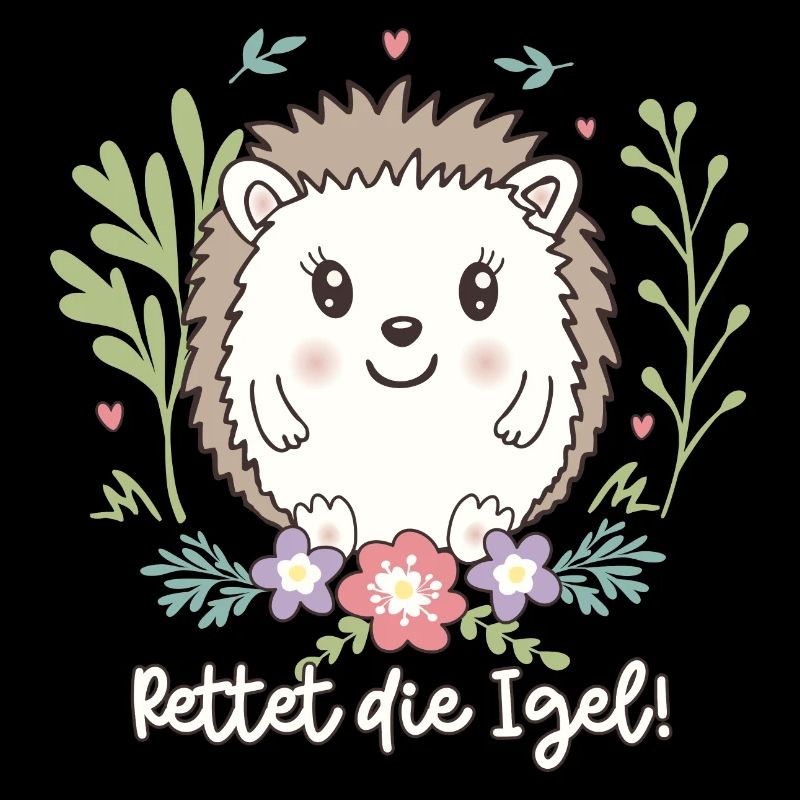 Igel Rettet Die Igel Tierschutz Mädchen
