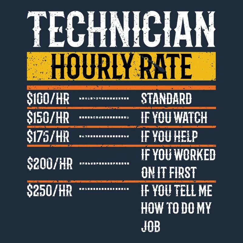 Technician Hourly Rate Maintenance Technician Tech