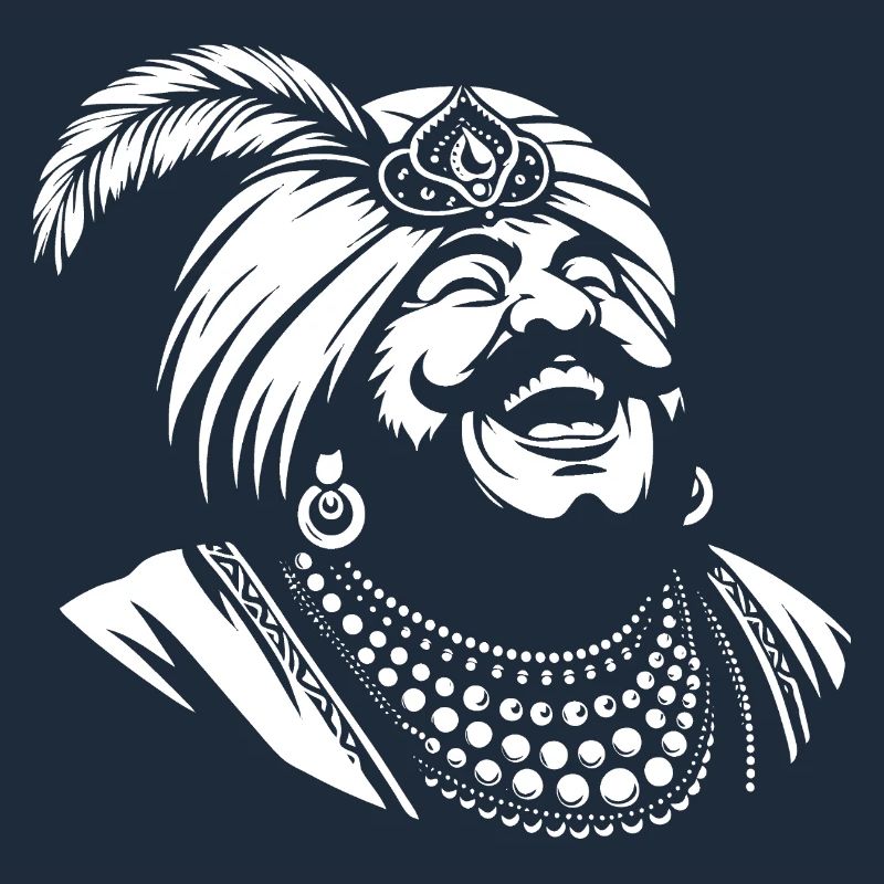 Lachender Ali Baba Design