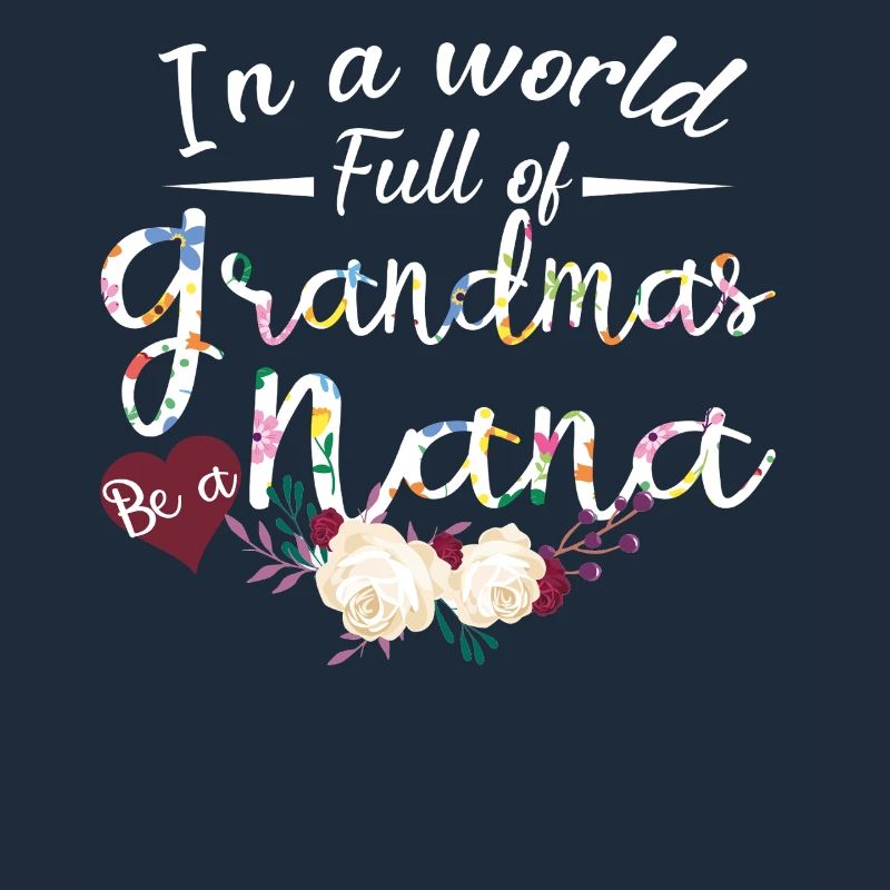 Nana-Blumenhemd Geschenk zum Muttertag der Großmutter