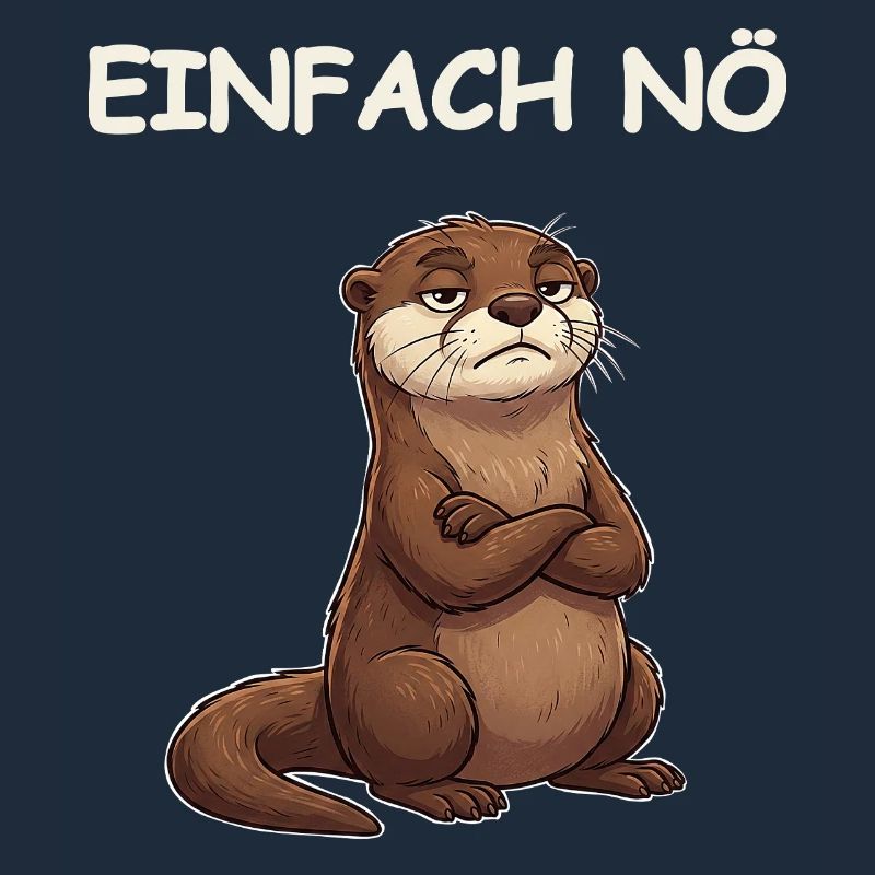Lustiger Spruch Otter