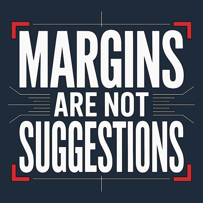 Les marges du designer d’impression sont des designers experts en impression