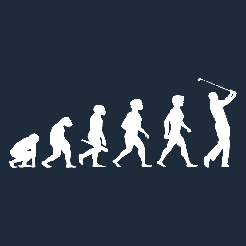 Evolution Golf Golfer Golfspieler Golfplatz