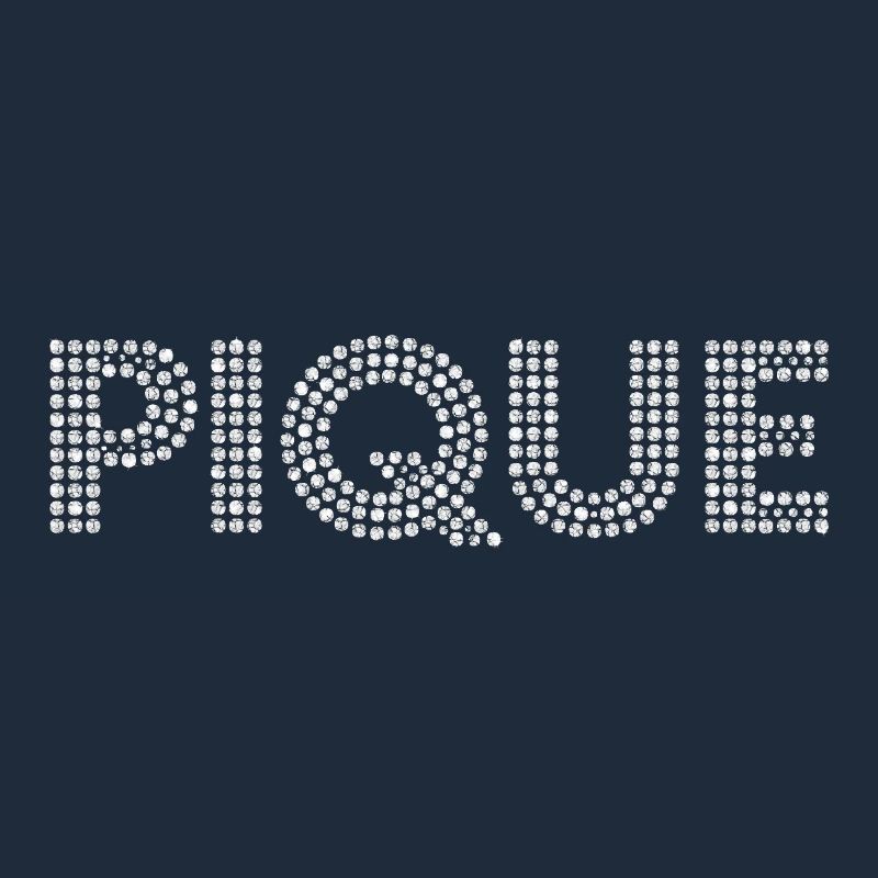 Dot-Piqué lettering