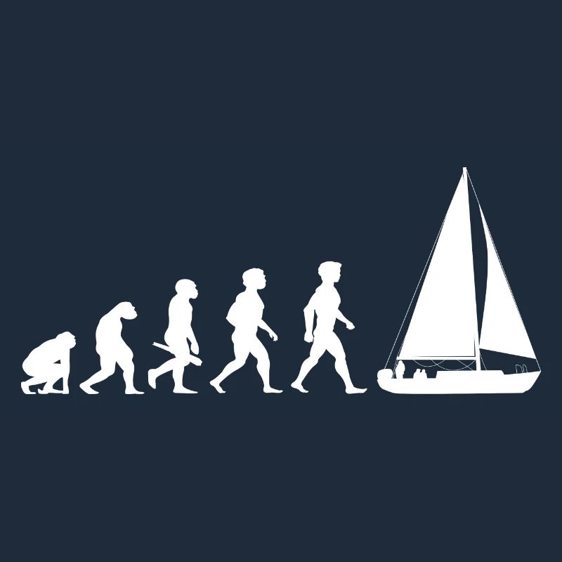 Evolution sailing sailboat sailing ship