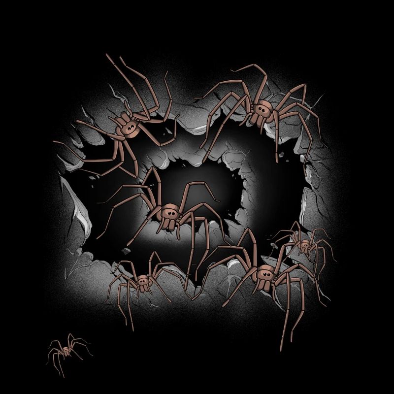 Halloween Spinnen Tiere Spinne Phobie Panik