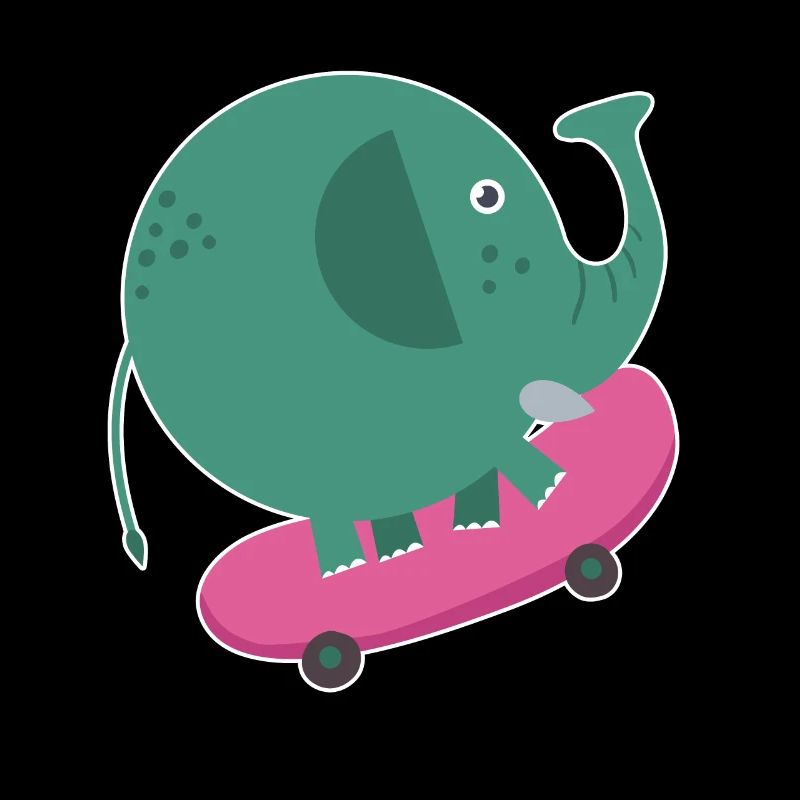 Skater Elefant