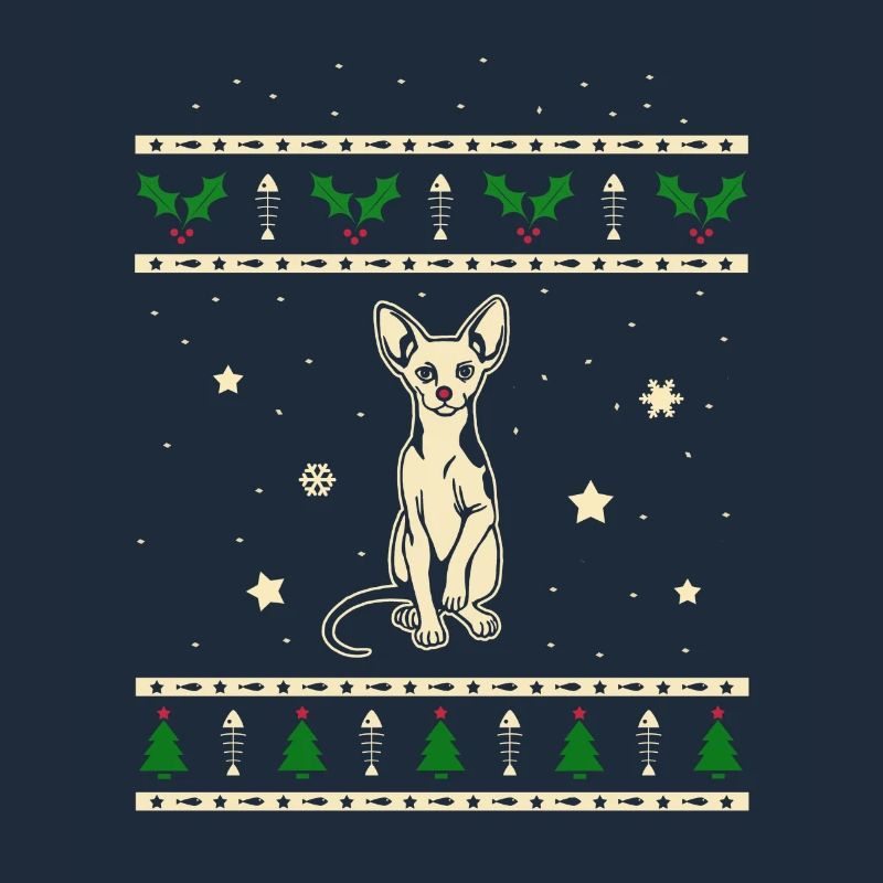 Sphynx Weihnachtsgeschenk