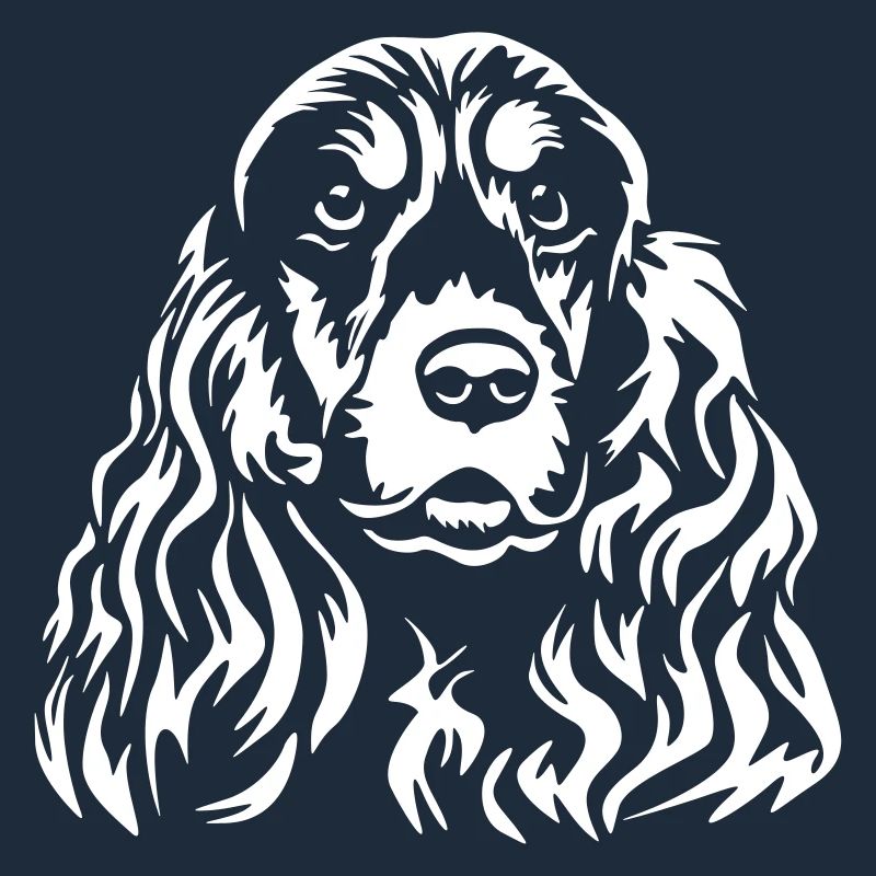 Cocker Spaniel Head "Black Edition"