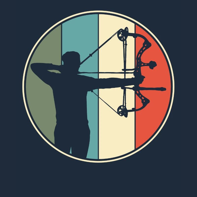 Bogenschießen Bogenjagd Retro