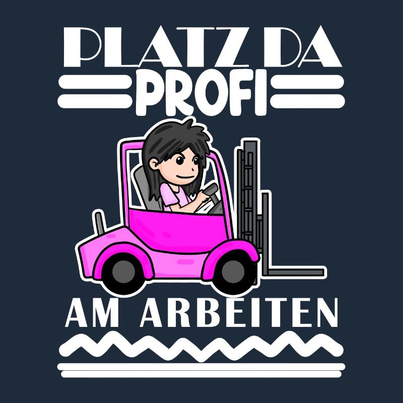 Staplerfahrerin Gabelstapler Lager Logistik Damen