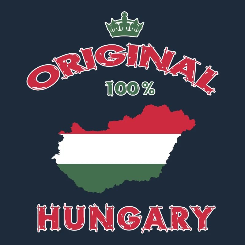 Design original 100 % drapeau de la Hongrie