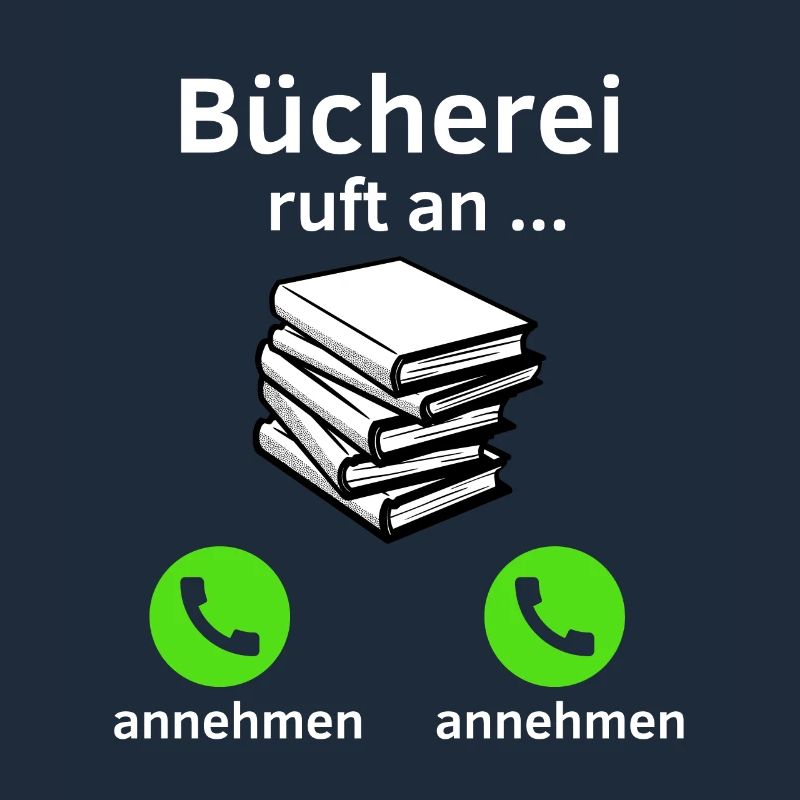 Bücherei ruft an - annehmen oder annehmen?
