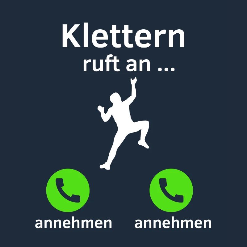 Klettern ruft an - annehmen oder annehmen?