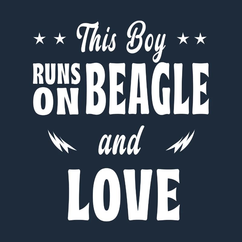 Ce design beagle pour garçon