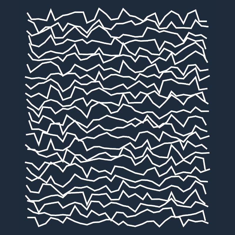 Zigzag Line Abstract Noise