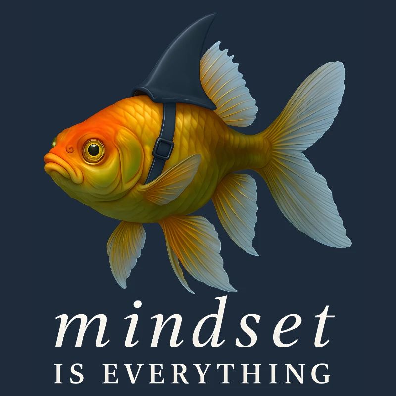 Mindset is Everything Goldfish, Motivational 