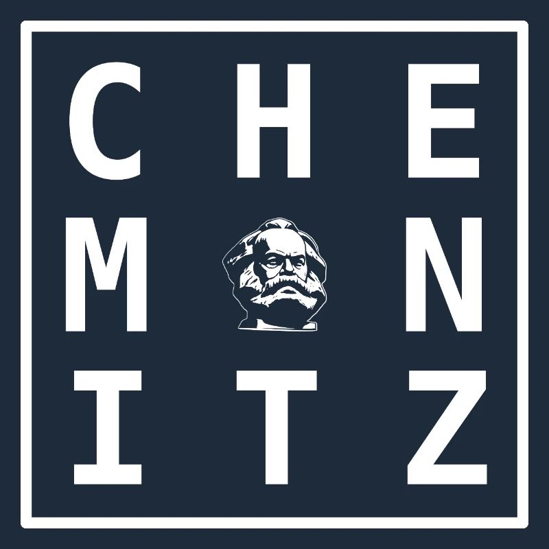 Chemnitz Karl-Marx Souvenir Design Nischel Art