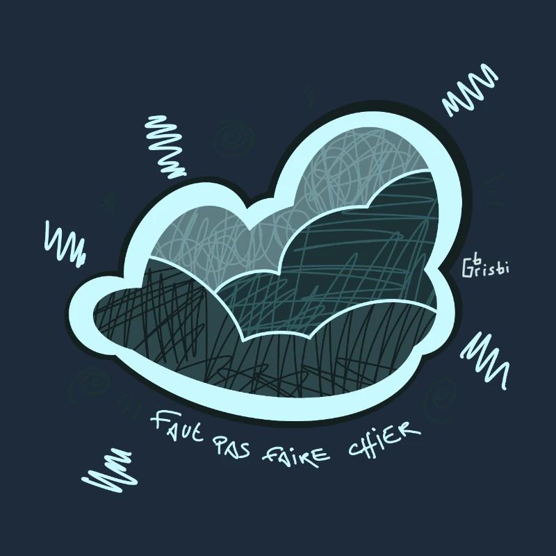 Cloud, emotion, angry