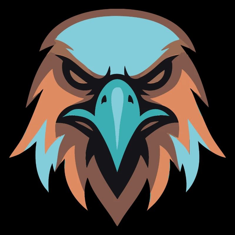 Eagle Head Turquoise Brown