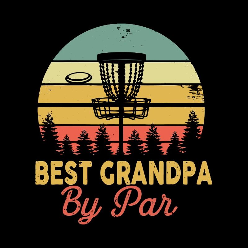 Bester Opa nach Par Disc Golf Tee