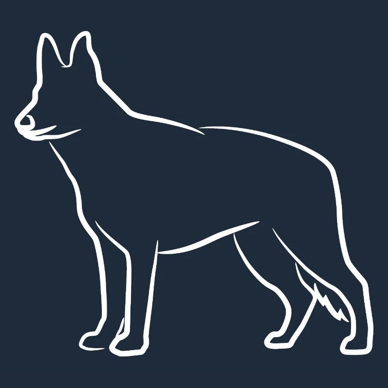 German Shepherd Sketch