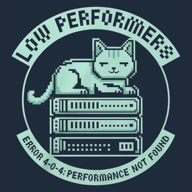 Low Performers Cat Server Pixel Art