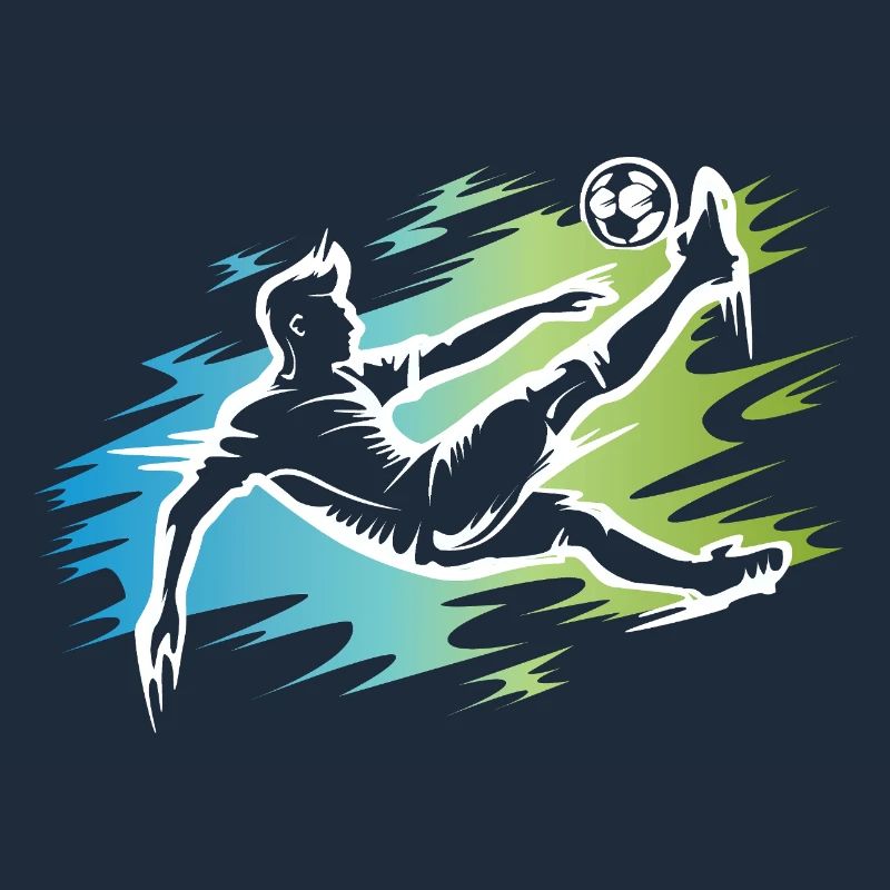 Dynamic Soccer Player - Soccer Bicycle Kick
