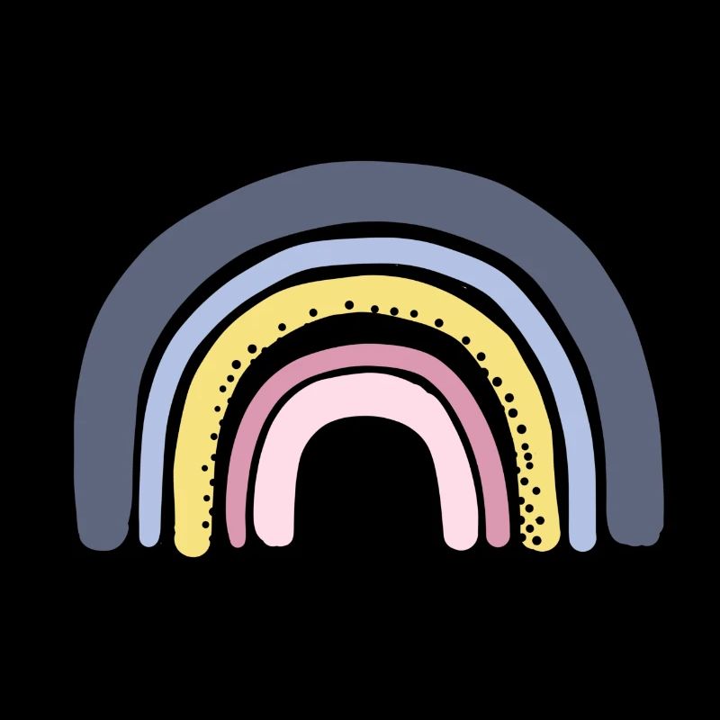 Pastel arc-en-ciel