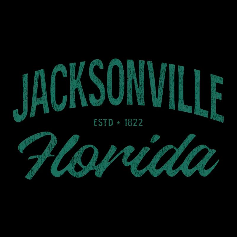 Jacksonville Florida Vintage Script
