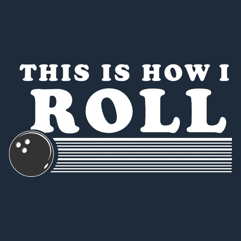 C’est ainsi que je ROll boule de bowling rétro
