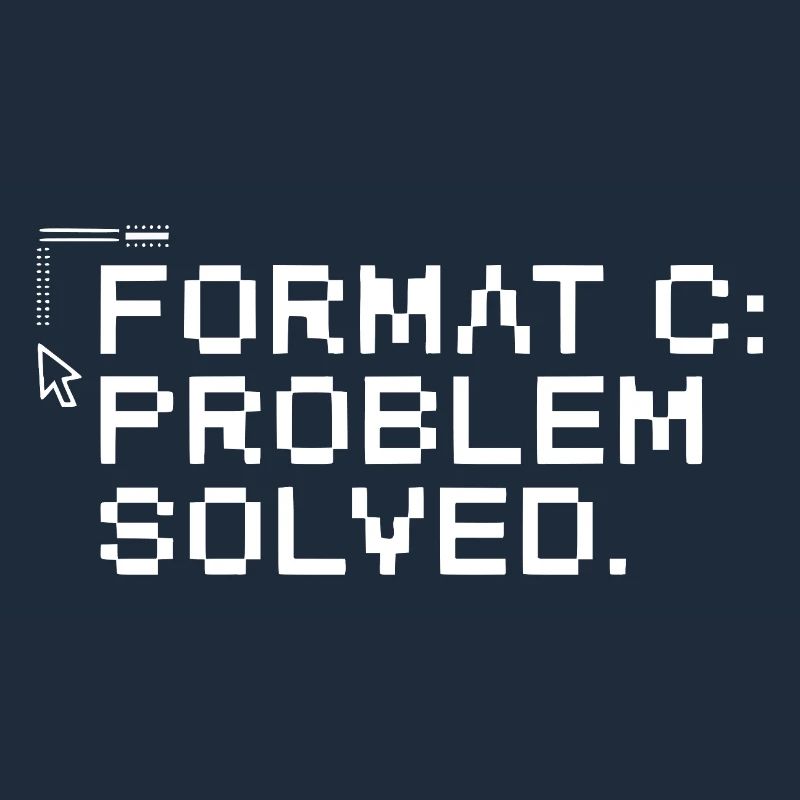 Format c: problem solved.